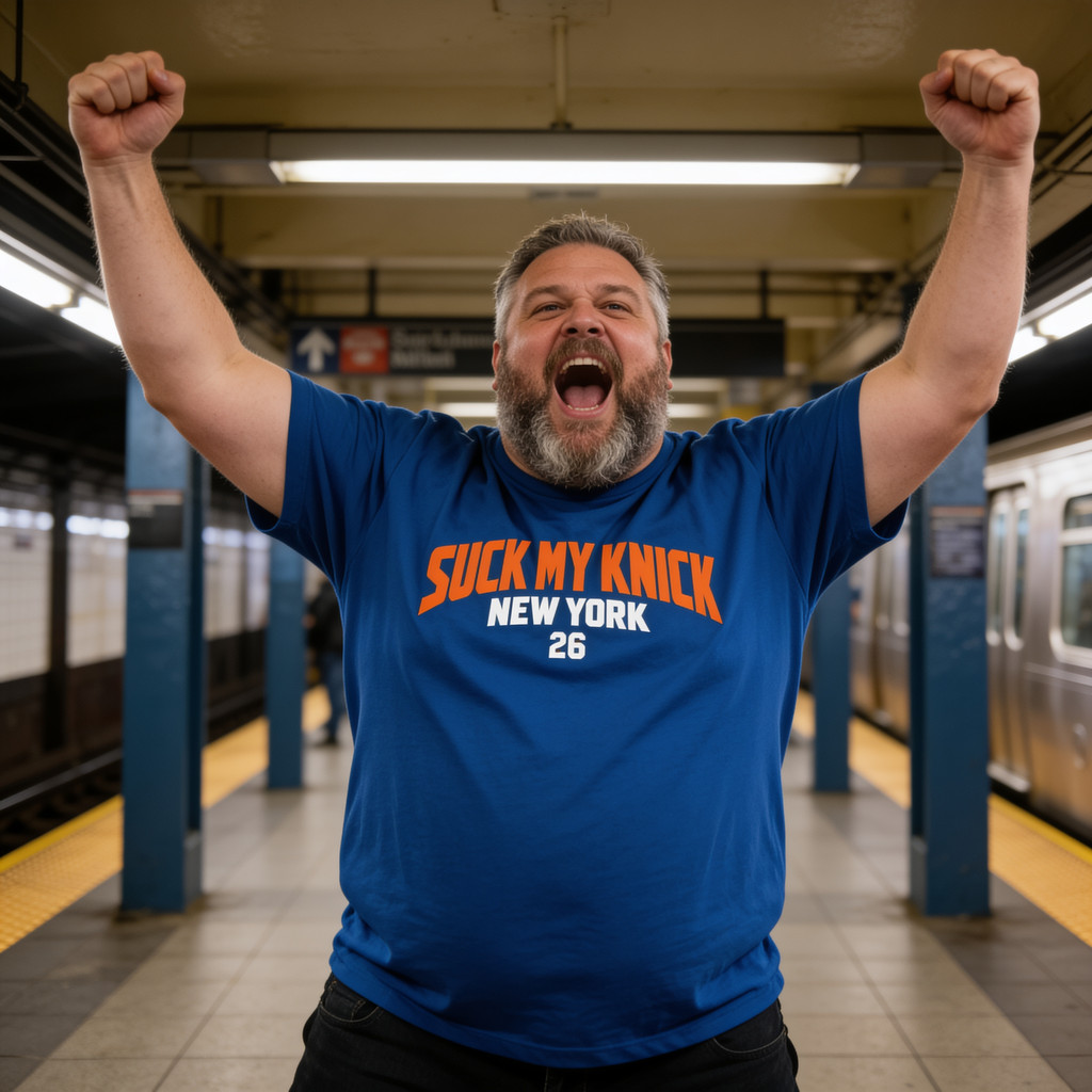 SUCK MY KNICK NYC 26 TEE