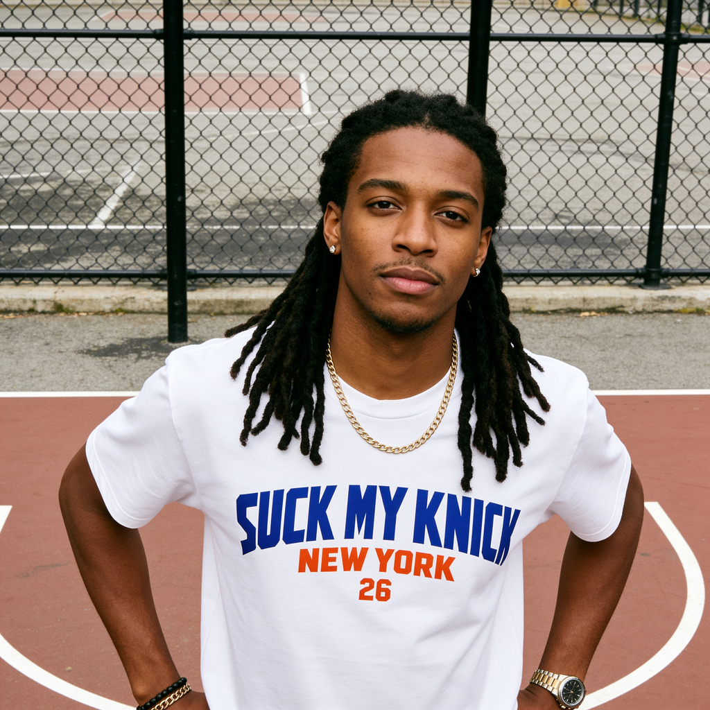 SUCK MY KNICK NYC WHITE