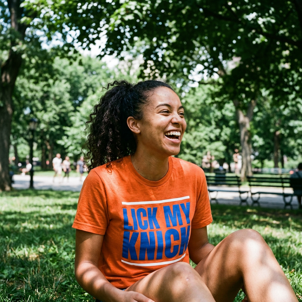 LICK MY KNICK BAR TEE ORANGE