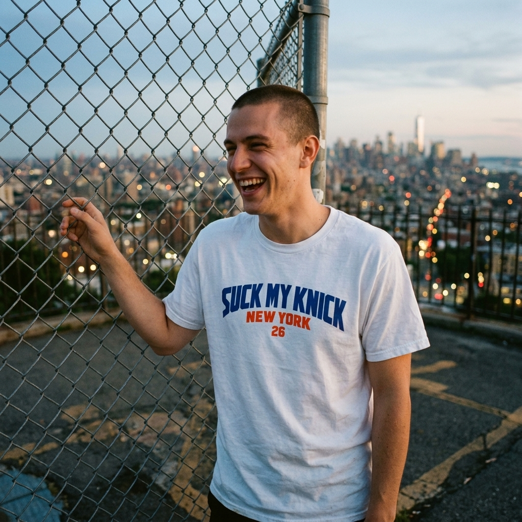 SUCK MY KNICK NYC WHITE